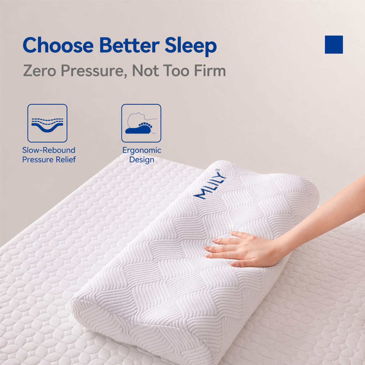 Zero-Pressure Cervical Pillow