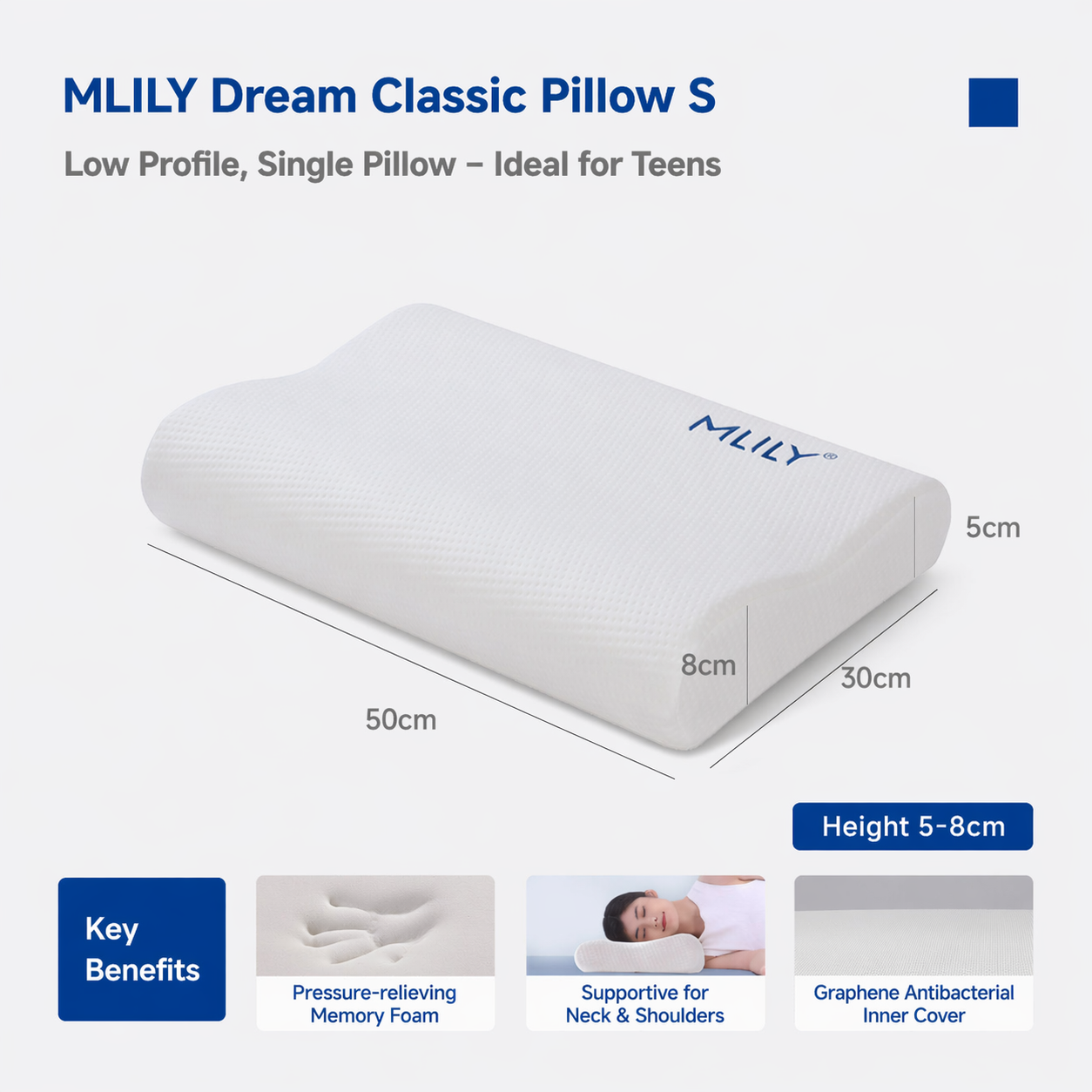 Contour Memory Foam Pillow