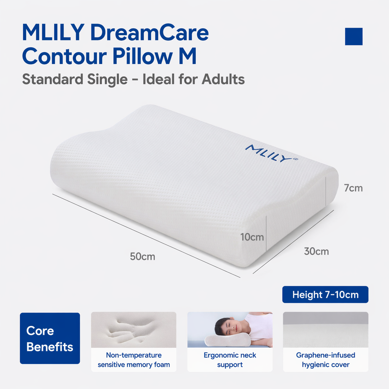 Contour Memory Foam Pillow