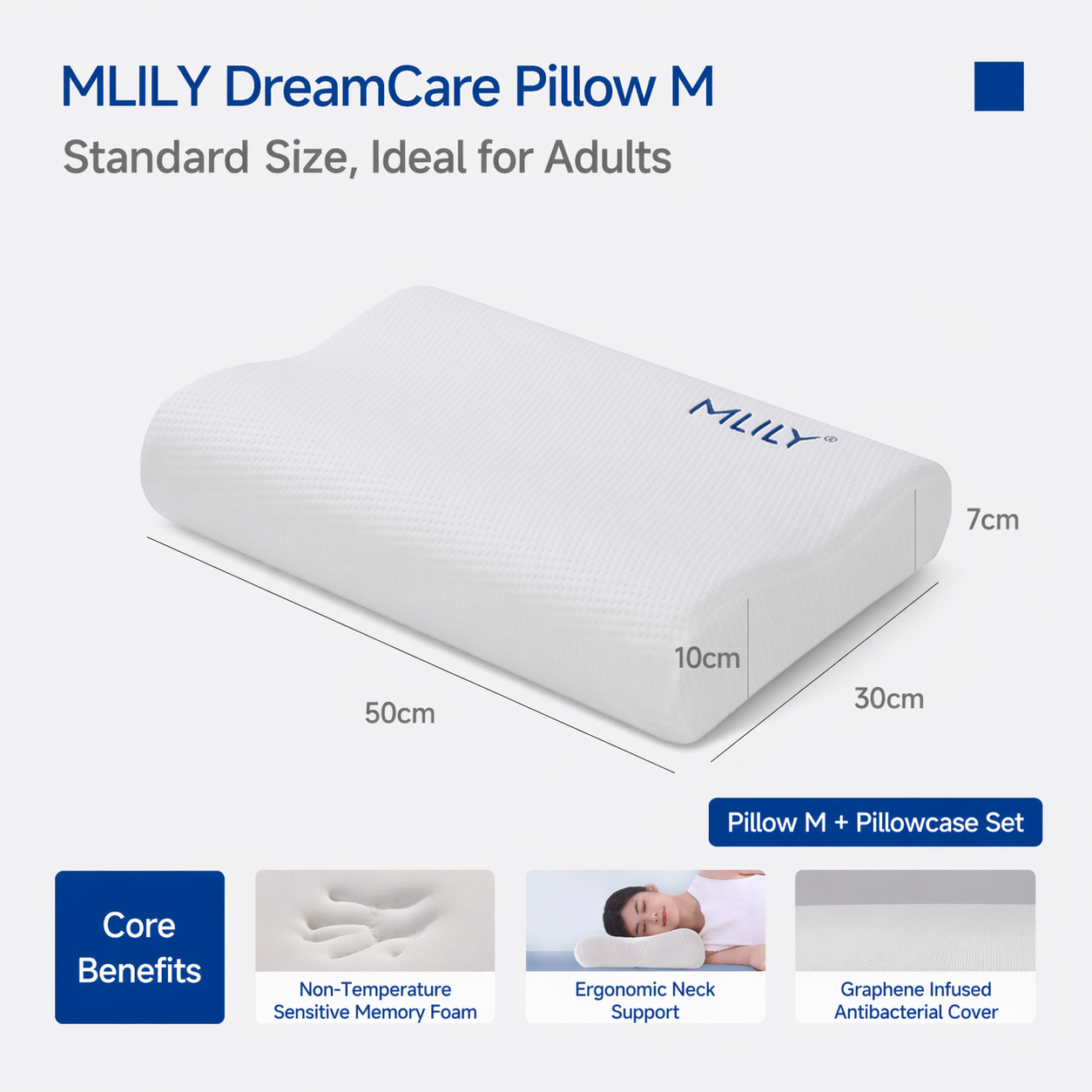 Contour Memory Foam Pillow