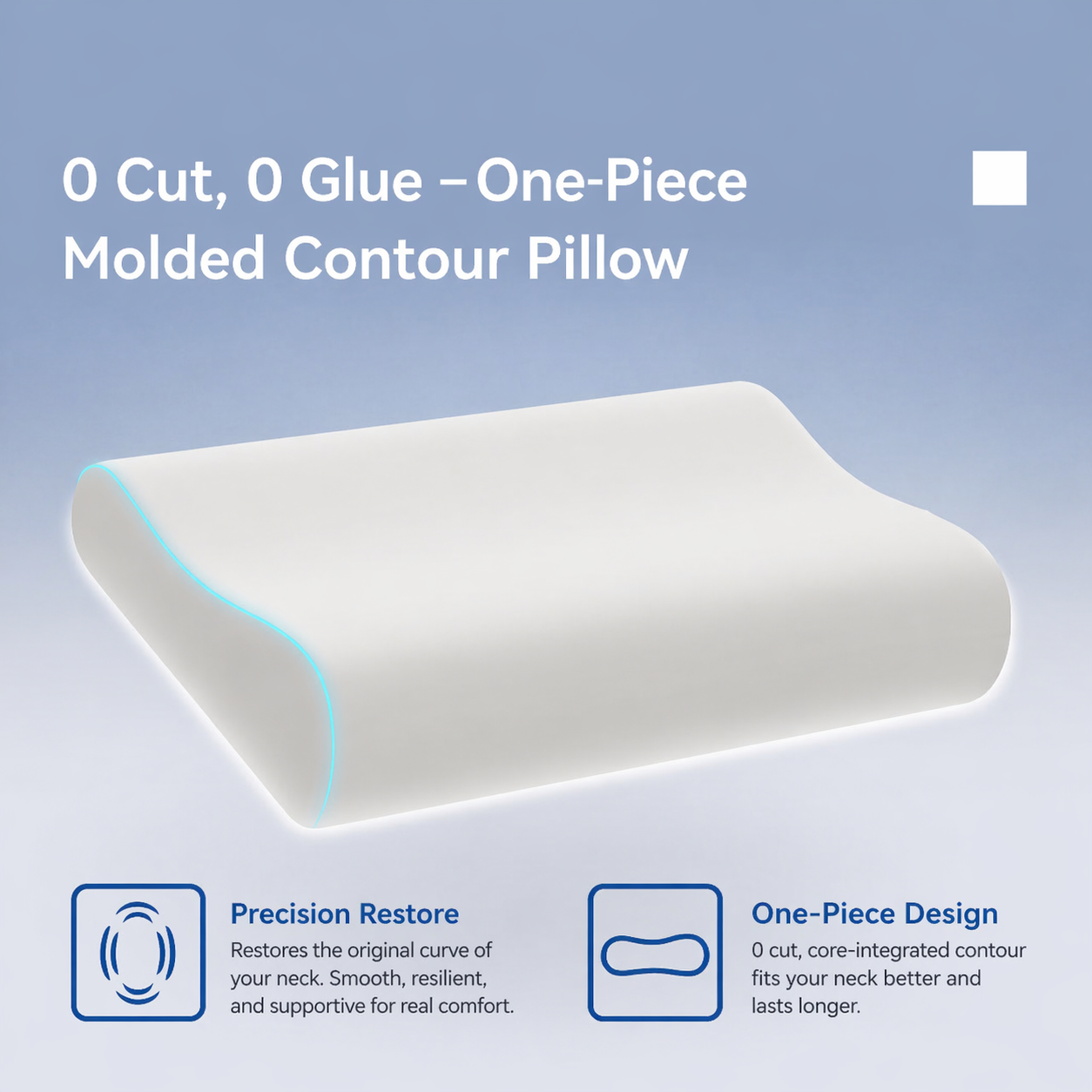 Contour Memory Foam Pillow