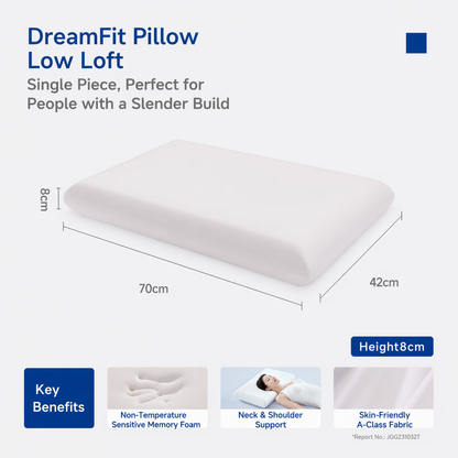 Zero-Pressure Memory Foam Pillow