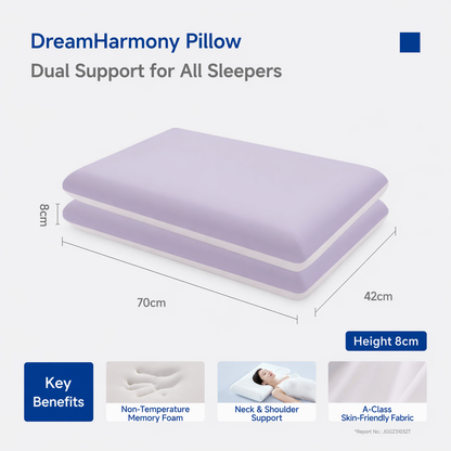 Zero-Pressure Memory Foam Pillow