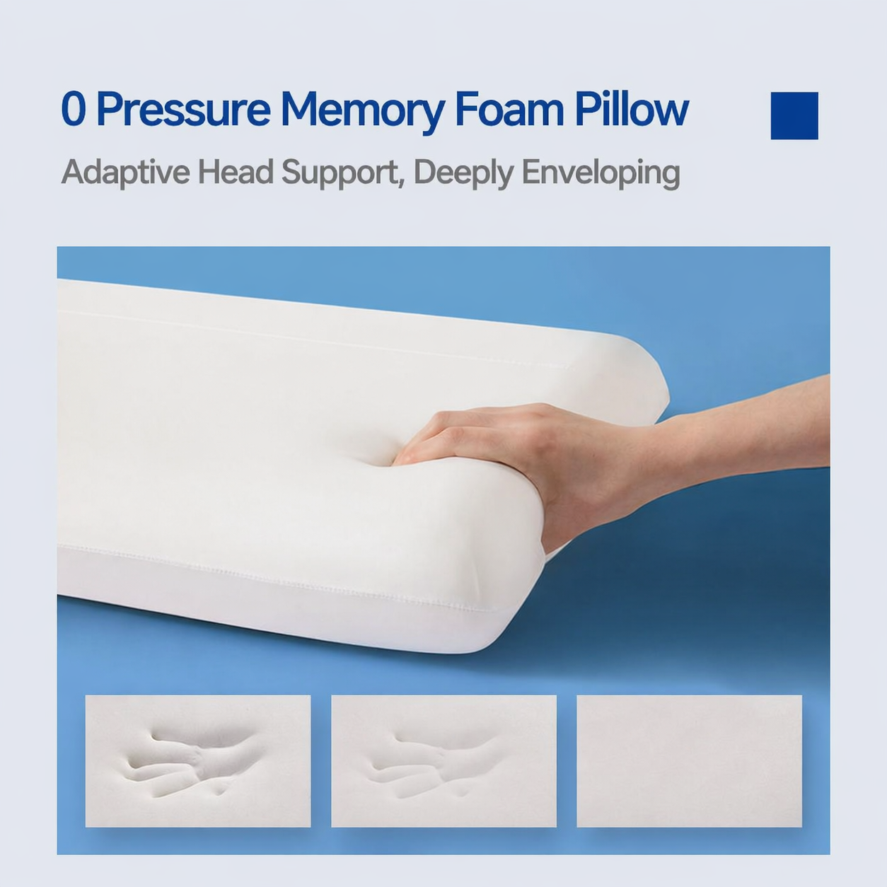 Zero-Pressure Memory Foam Pillow
