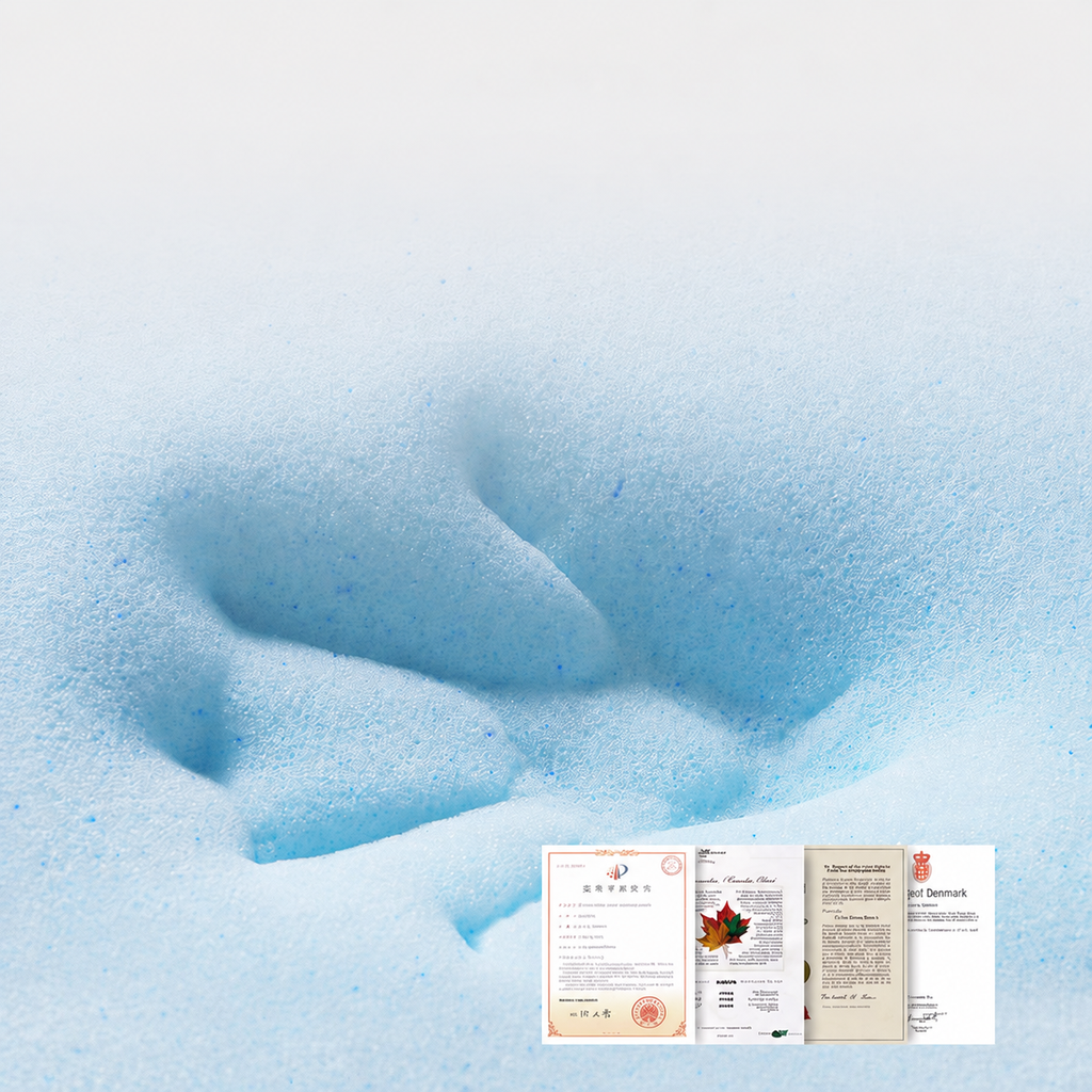 Memory Foam Zero-Pressure Gel Memory Cervical Pillow for Side Sleeping, Bread Pillow