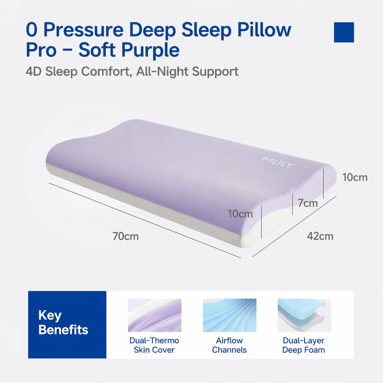 Memory Foam Neck Support Pillow