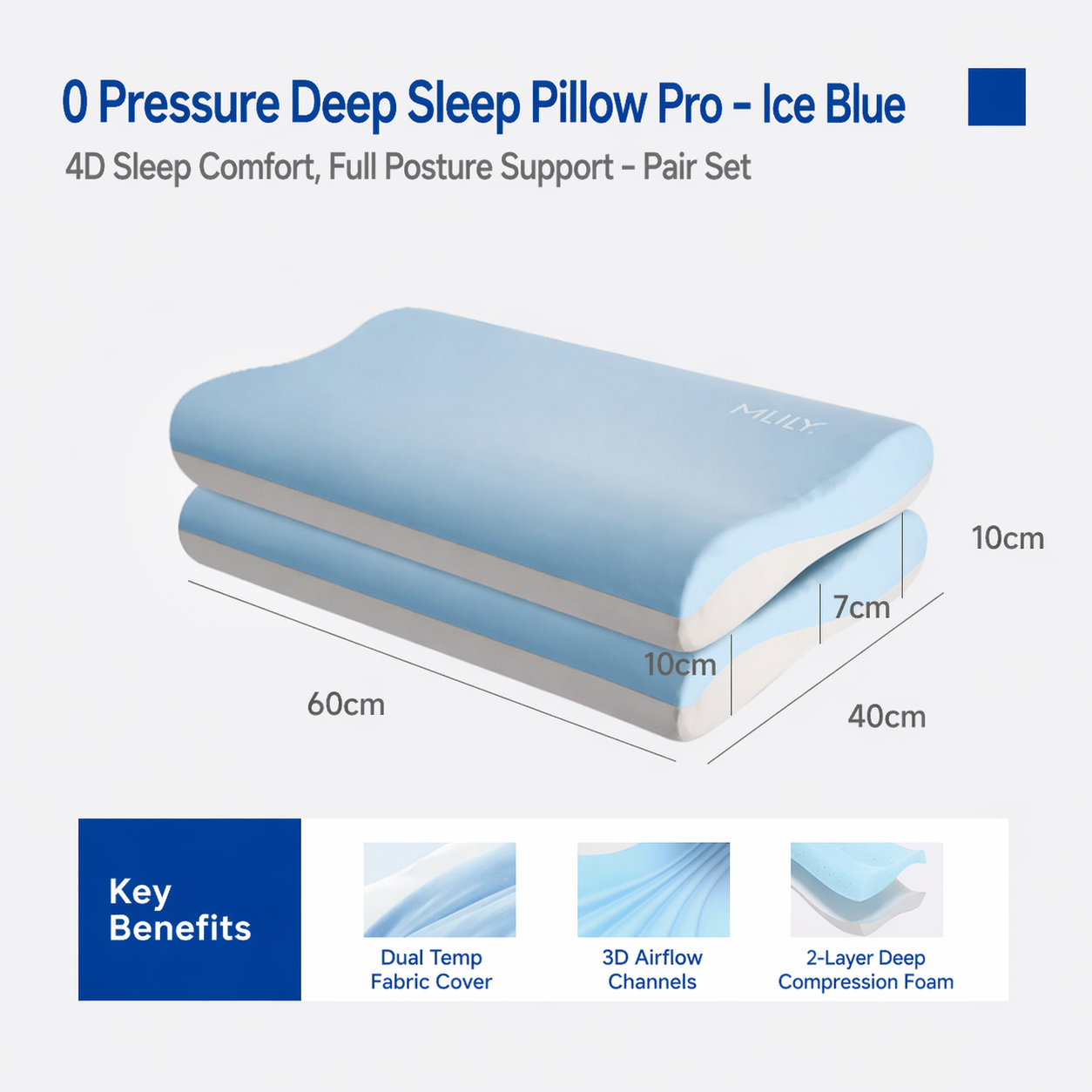Memory Foam Neck Support Pillow
