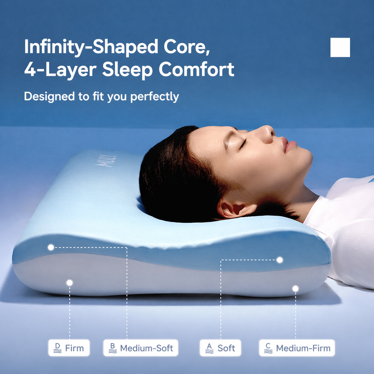 Memory Foam Neck Support Pillow