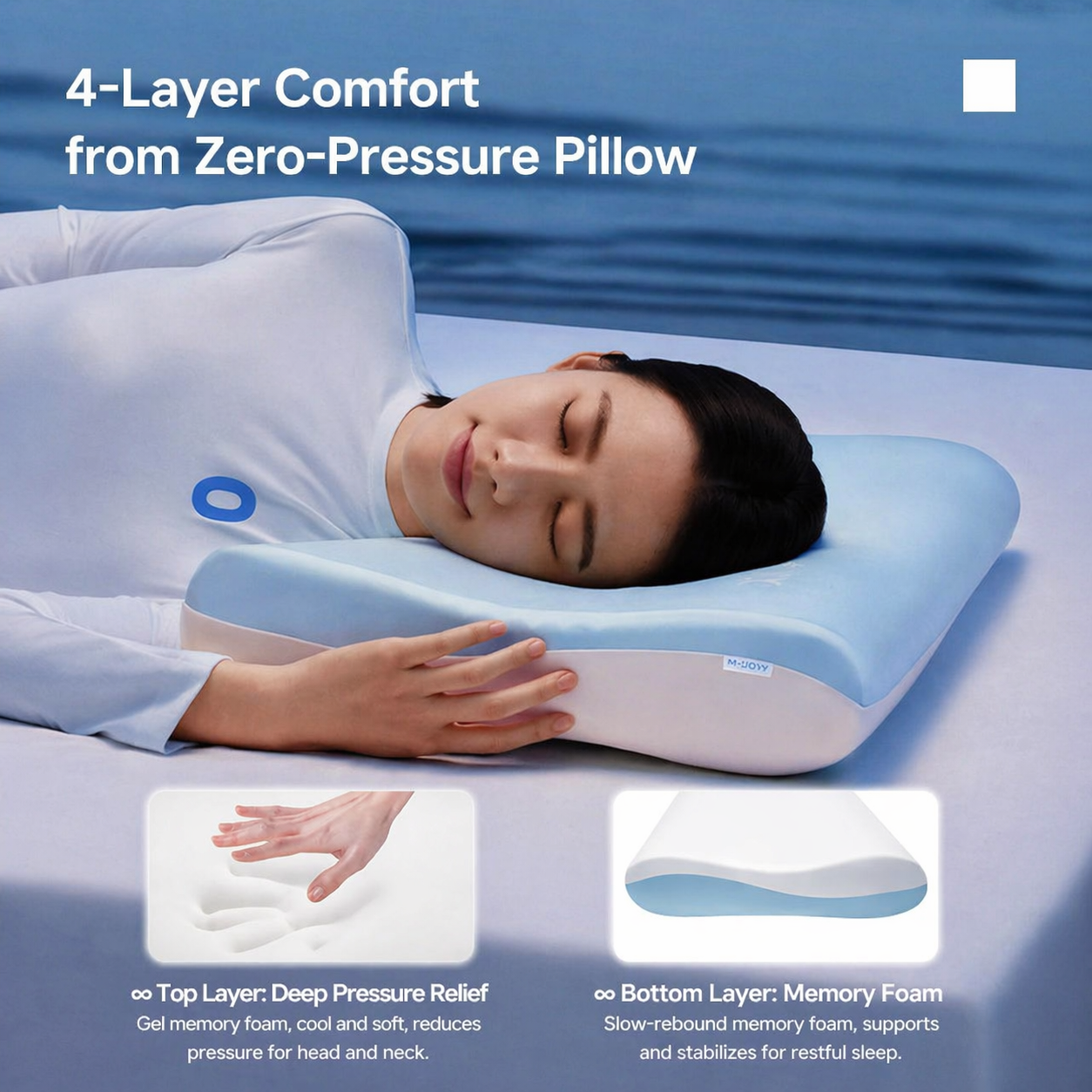 Memory Foam Neck Support Pillow