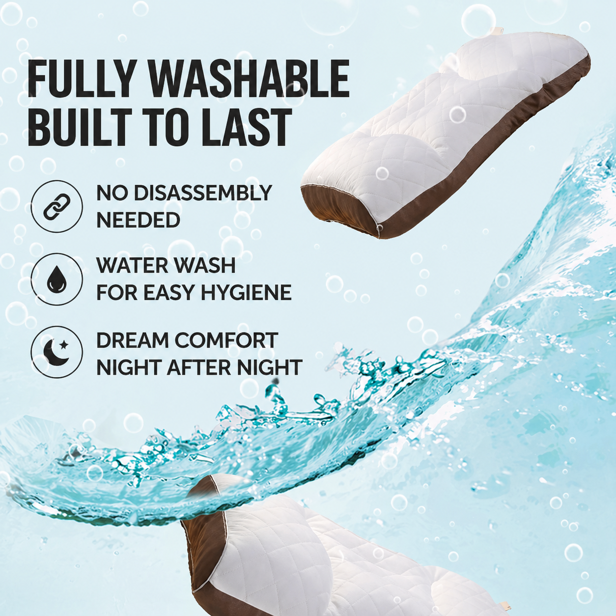 Adjustable Cervical Support Pillow