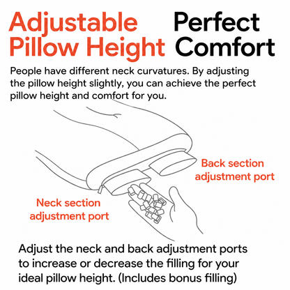 Neck Comfort Micro-Tube Pillow