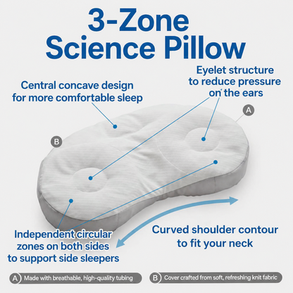 3-Zone Japanese Side Pillow