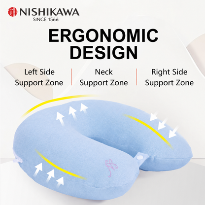 Cotton U-Shaped Travel Pillow