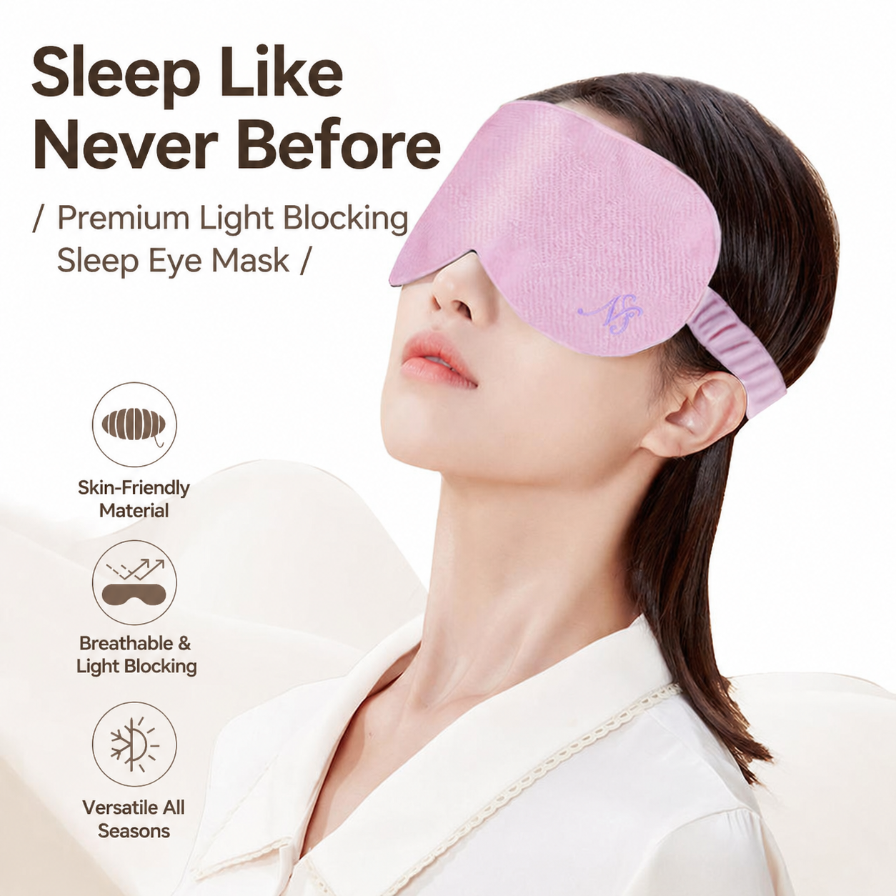 Cotton U-Shaped Travel Pillow