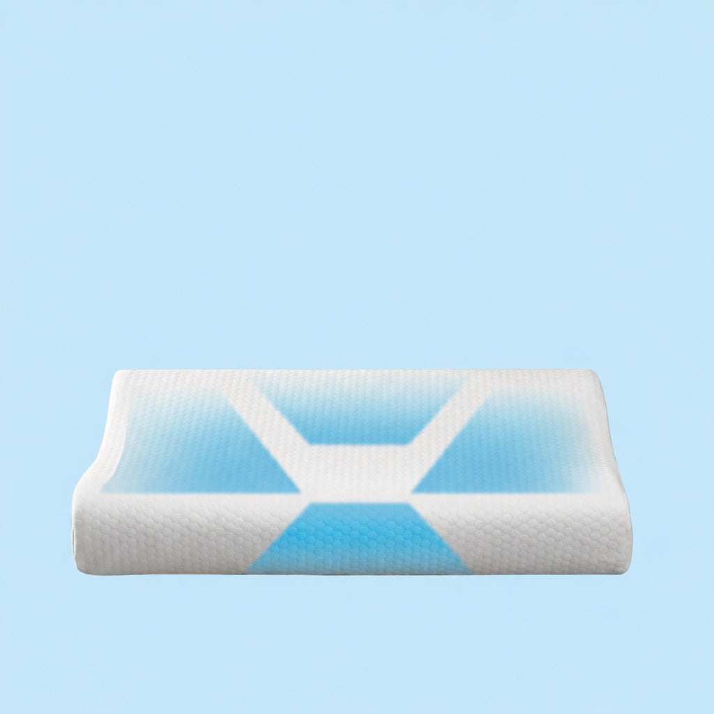 Deep Sleep Curve Pillow with All‑Season Cervical Support Memory Foam for Side Sleeping, Multiple Styles