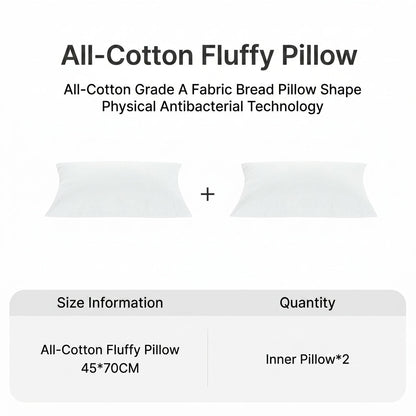 Cloud-Soft Cotton Loft Pillow