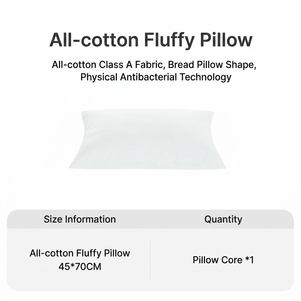 Cloud-Soft Cotton Loft Pillow