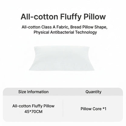 Cloud-Soft Cotton Loft Pillow