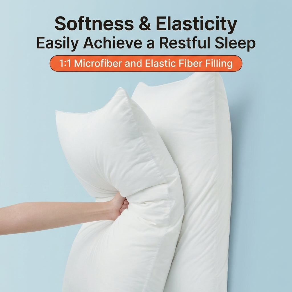 Cloud-Soft Cotton Loft Pillow