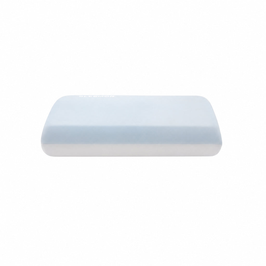 Cooling Little Wave Memory Foam Cervical Pillow for Cooler, Cradling, Pressure-Free Sleep, Wave/ Bread/ Wave/ Bread