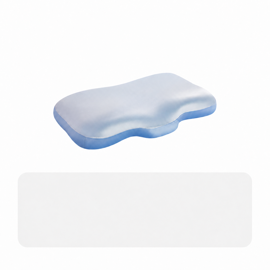 Memory Foam Seashell Deep Sleep Memory Pillow with Zero‑Pressure Neck Support for Side Sleeping, One