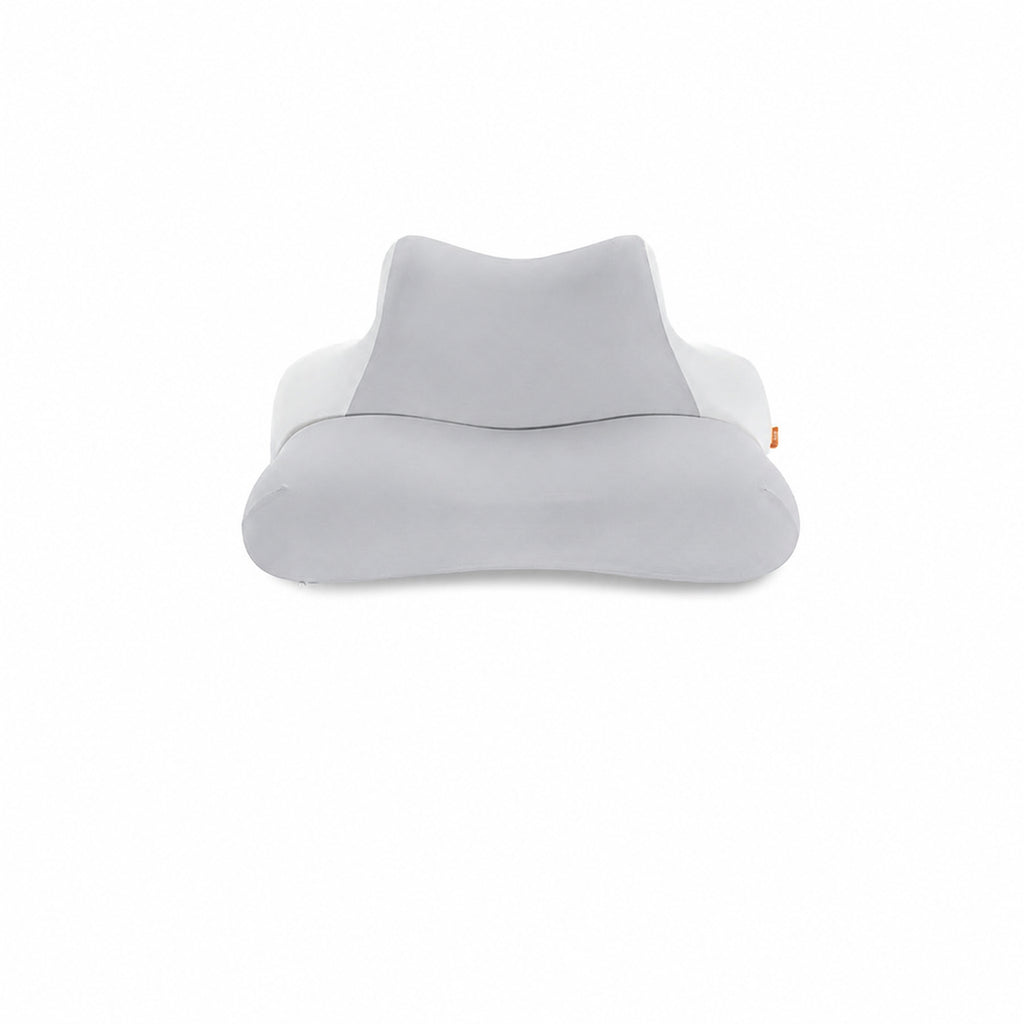 All‑In‑One Prone Cervical Pillow—Ergonomic Memory Foam Support for Scrolling, Reading, and Relaxing, Blue/Gray/Yellow