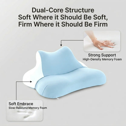 Ergonomic Memory Foam Prone Pillow