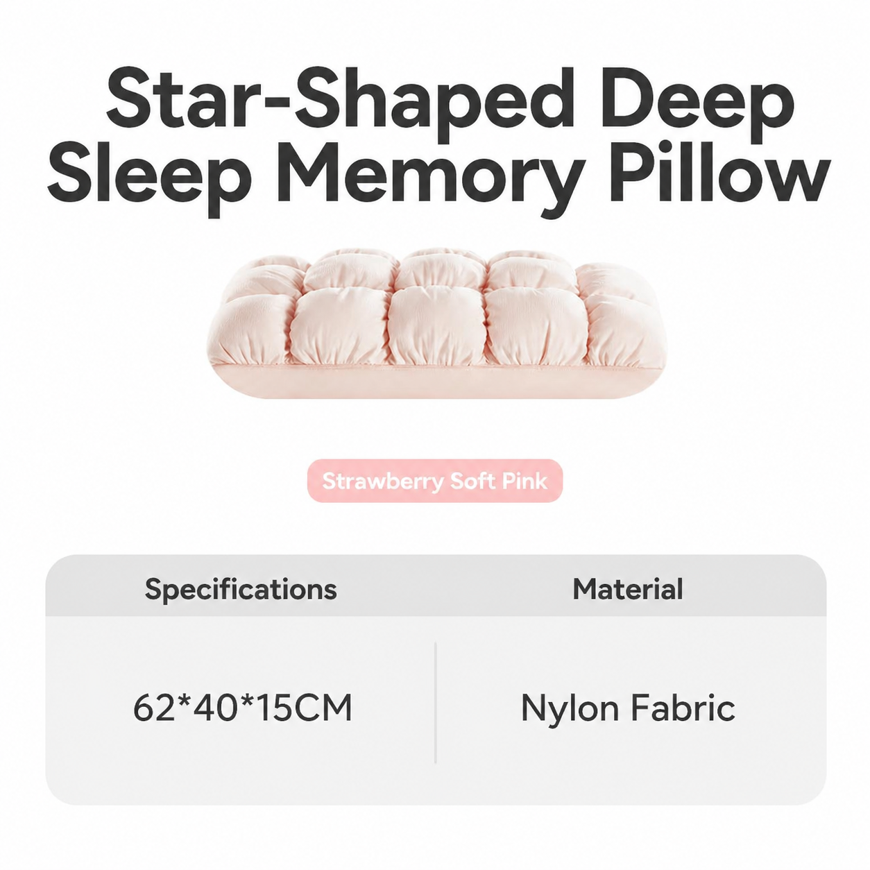 Ergonomic Memory Foam Pillow