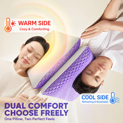 TPE Grid Memory Foam Pillow