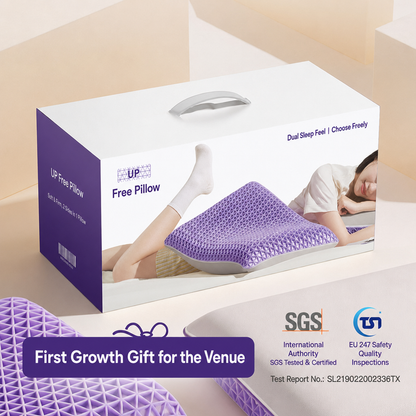 TPE Grid Memory Foam Pillow