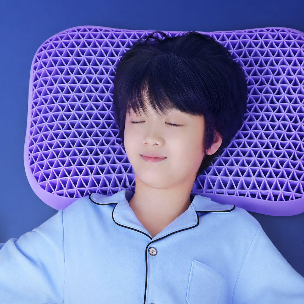 Deep Sleep TPE Grid Pillow