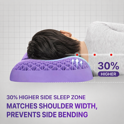 Deep Sleep TPE Grid Pillow