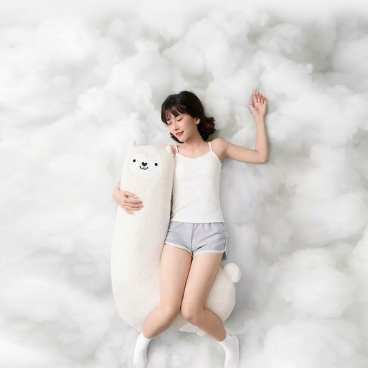 Llama Hug Side-Sleep Pillow