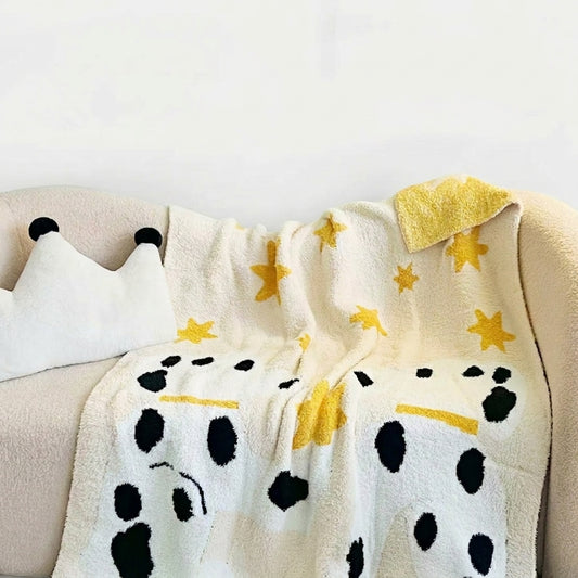 Reversible Plush Knit Throw
