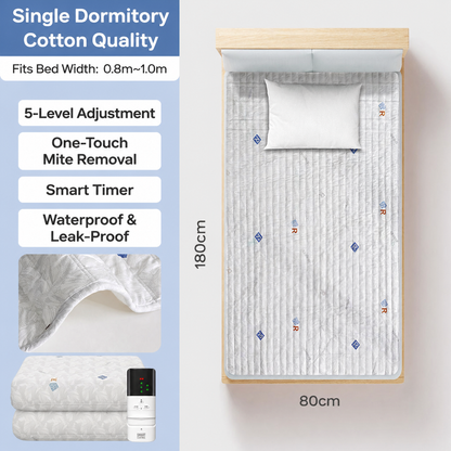 Dual-Zone Heated Mattress Pad
