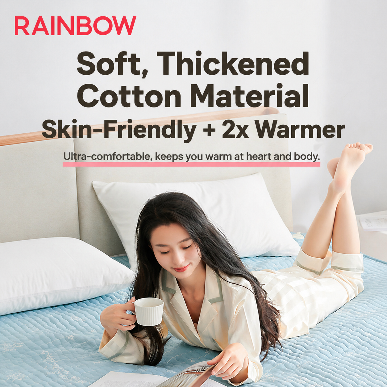 Dual-Zone Heated Mattress Pad
