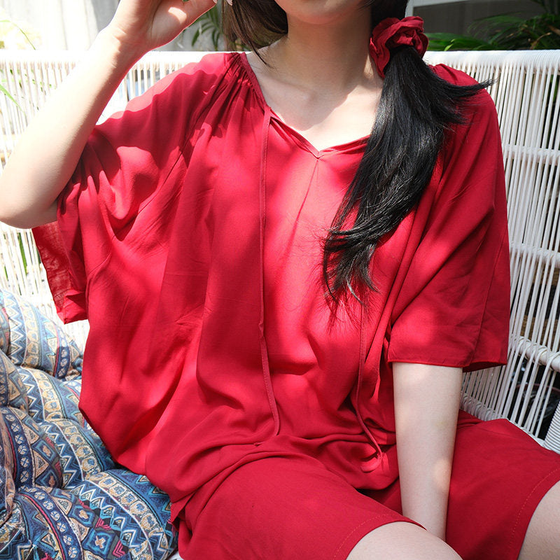Cotton Sleepwear Set With Lining