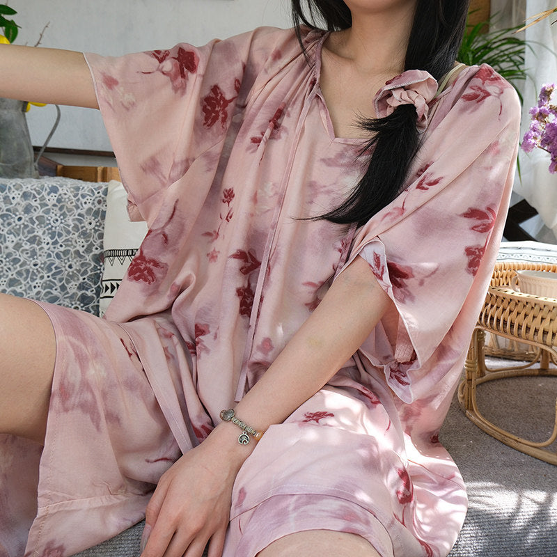 Cotton Sleepwear Set With Lining