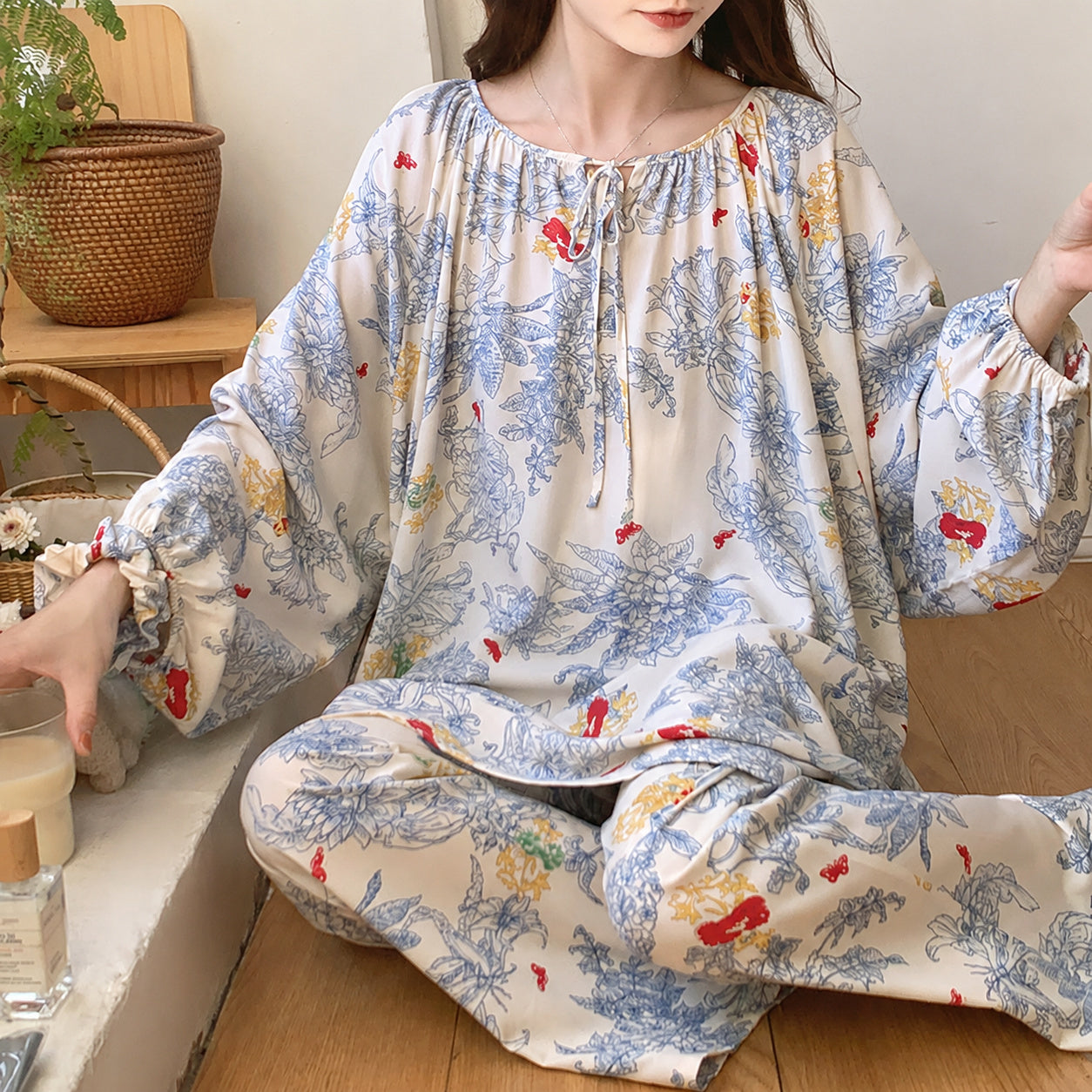 Plus Size Cotton Pajama Set