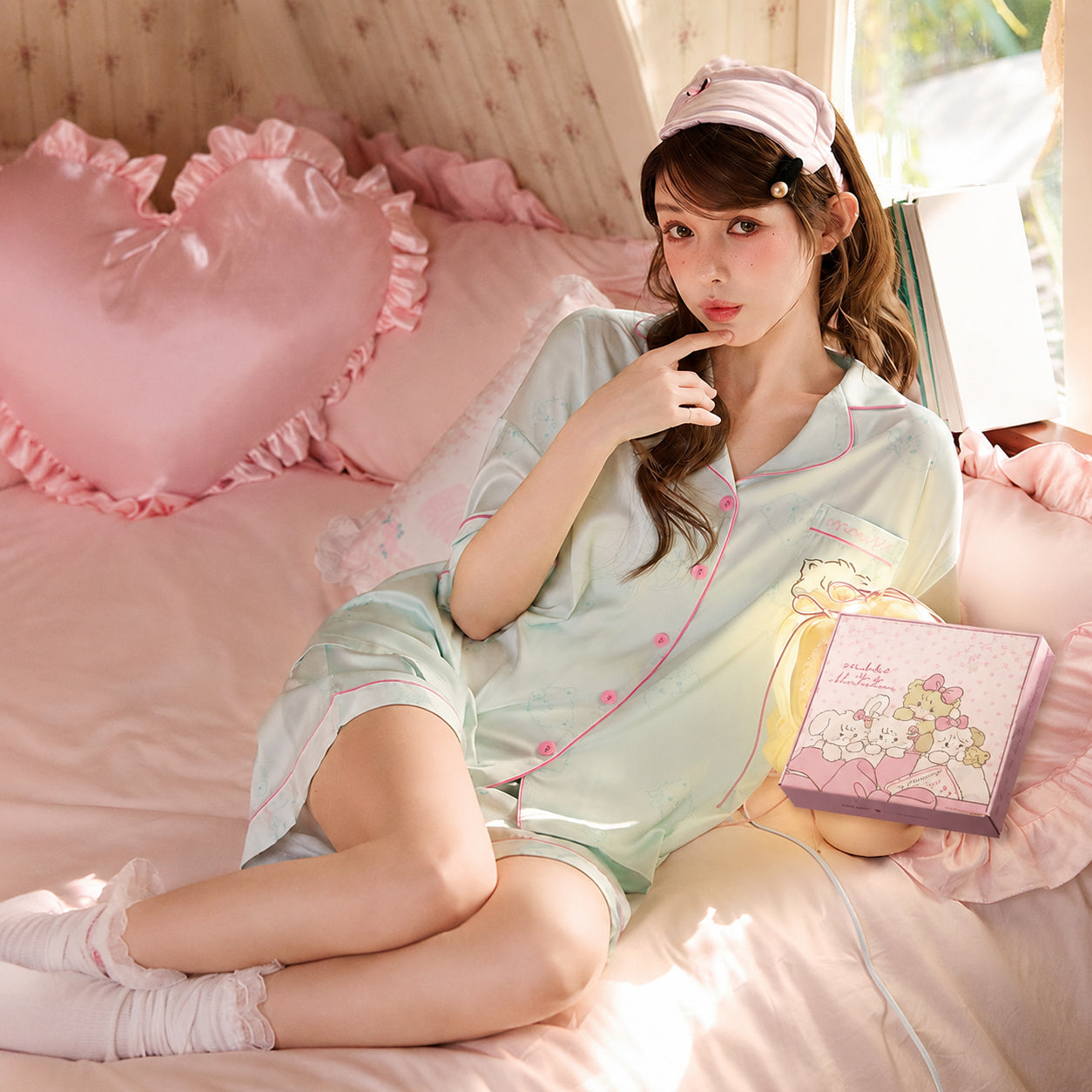 Cool-Touch Cartoon Pajama Set