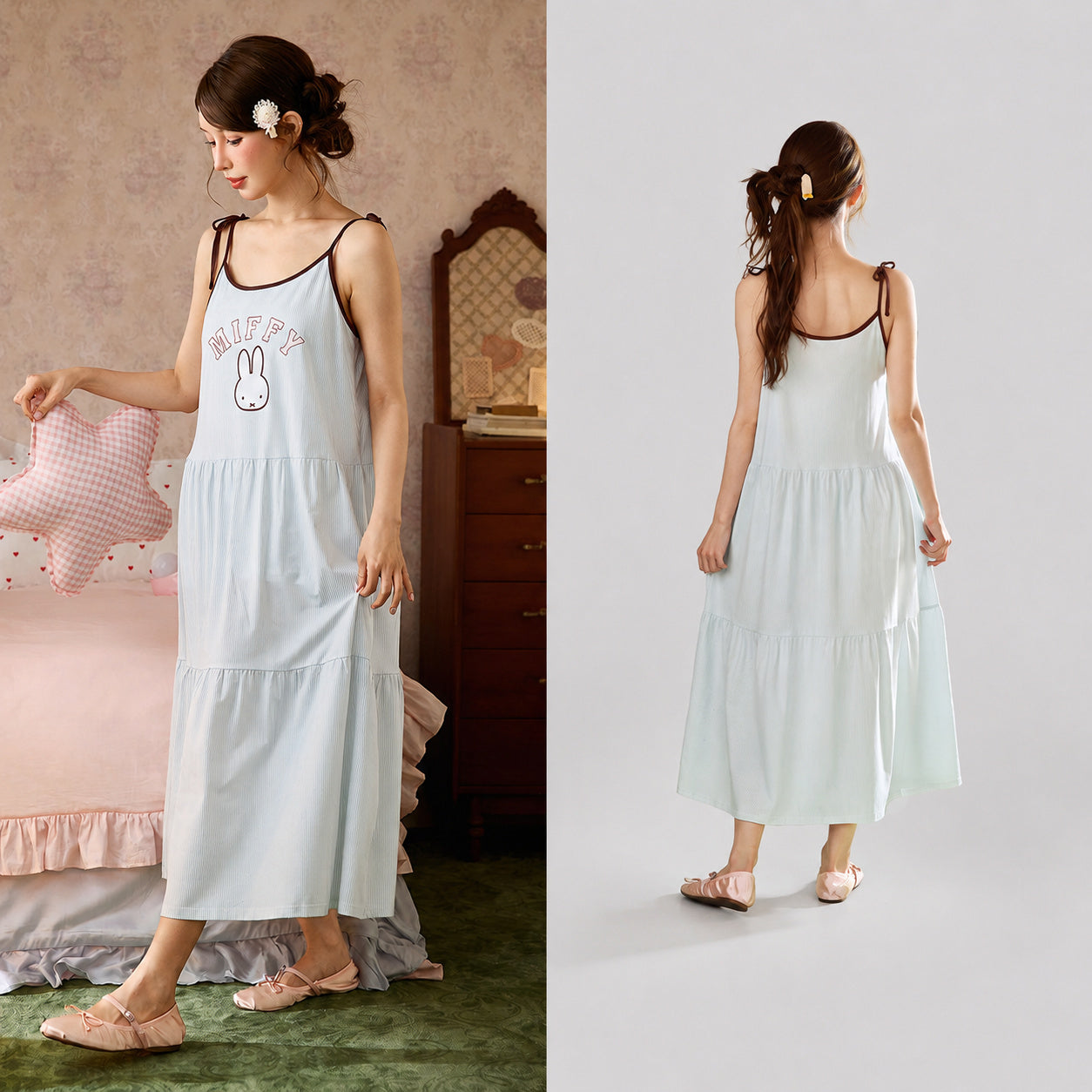 Cotton Camisole Sleep Dress