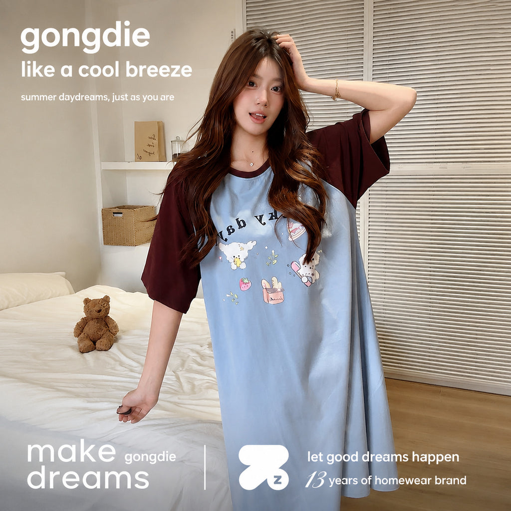 Cotton Summer Sleep Dress