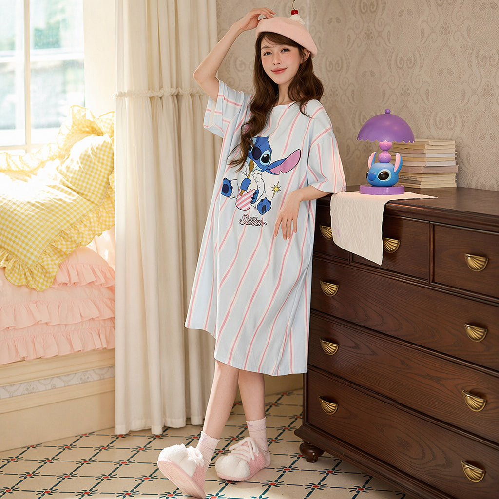 Cooling Stitch Sleep Dress