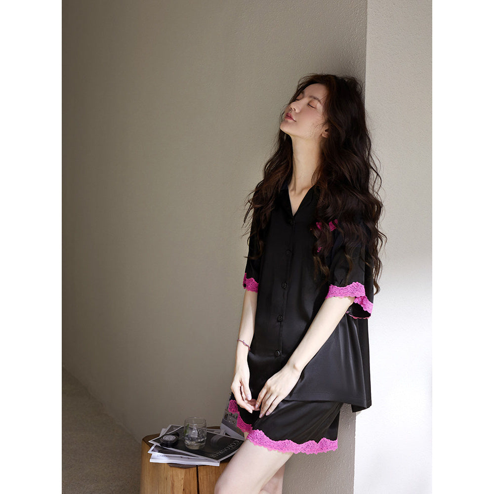 Ice Silk Sleepwear Set