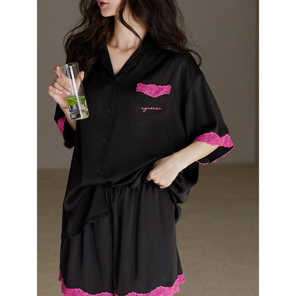 Ice Silk Sleepwear Set
