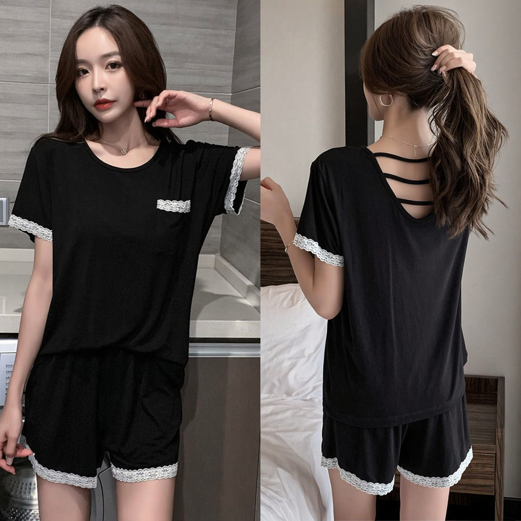 Ice Silk Modal Pajama Set