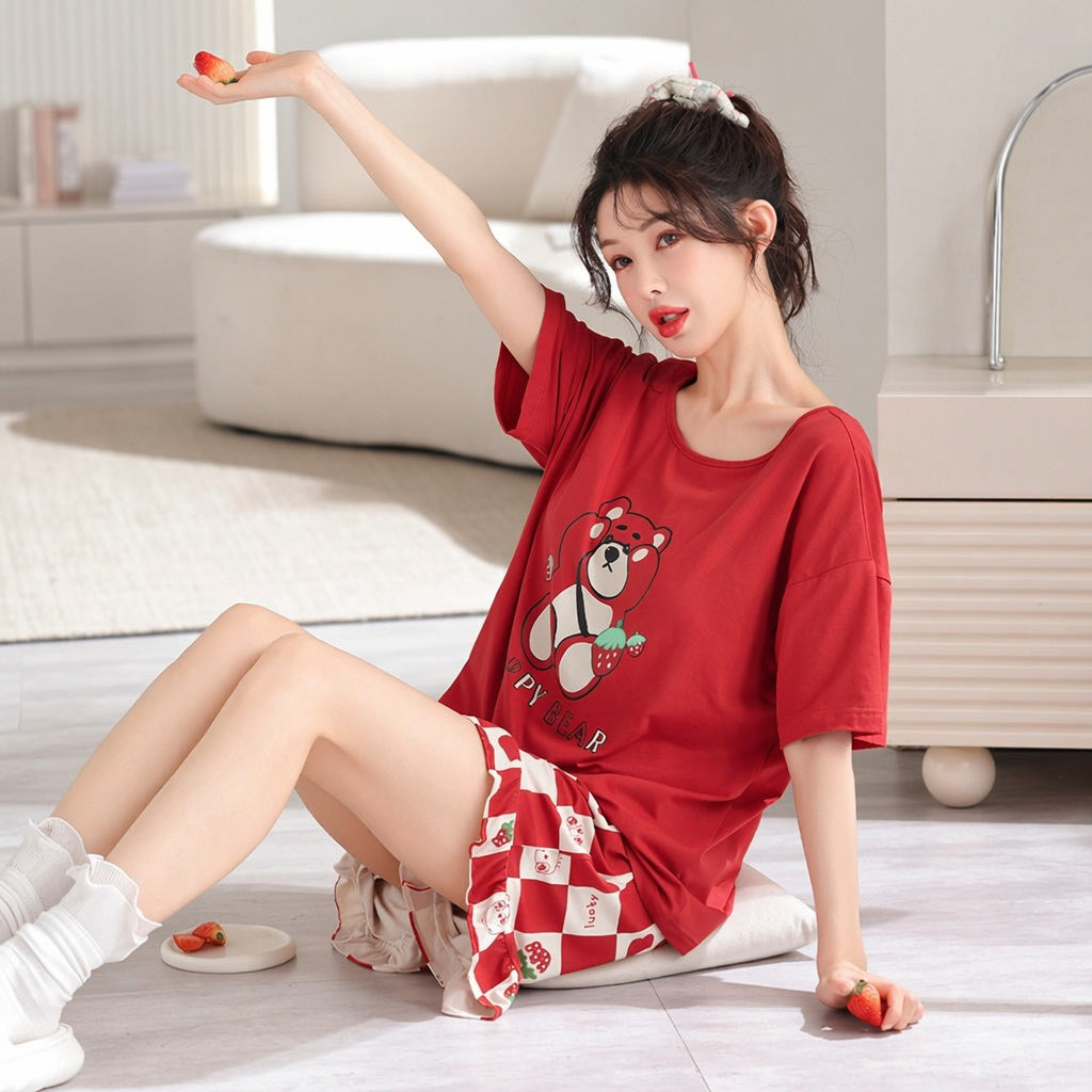 Ice Silk Modal Pajama Set