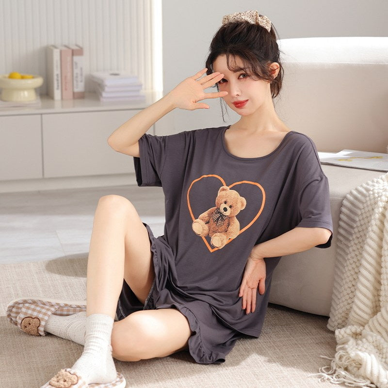 Ice Silk Modal Pajama Set