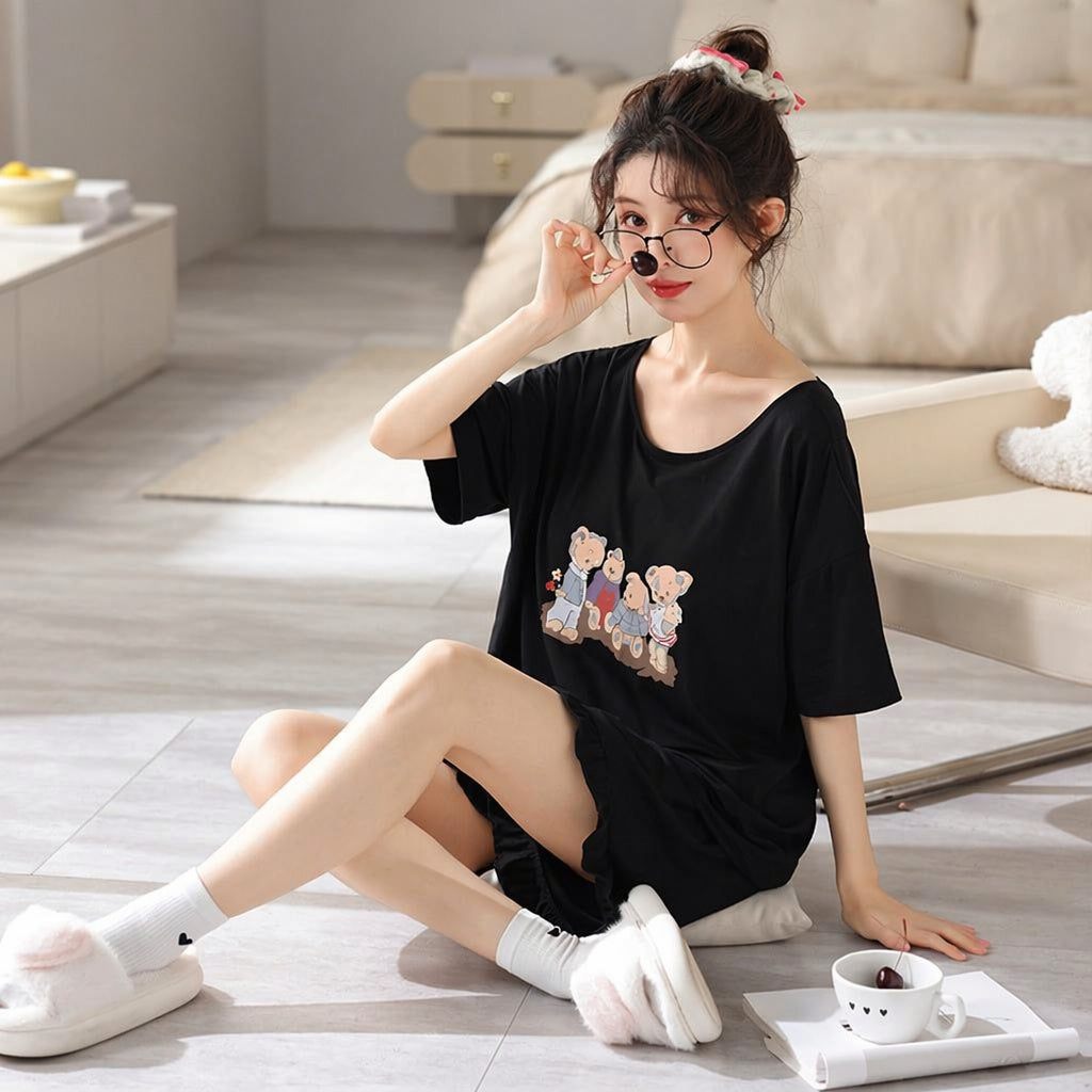 Ice Silk Modal Pajama Set