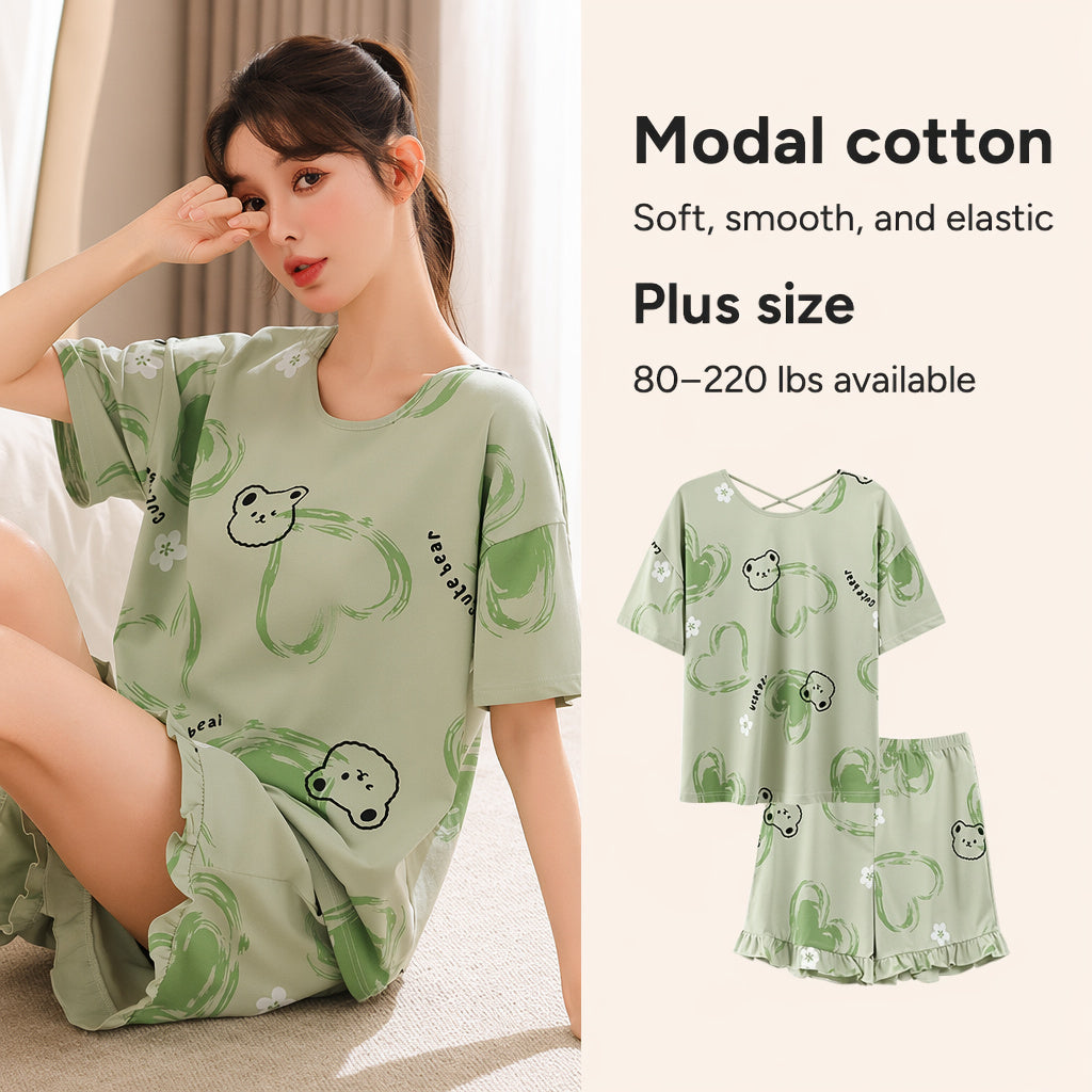 Ice Silk Modal Pajama Set